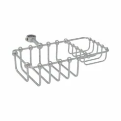 Clawfoot Tub Soap Dish - Shower Enclosure Riser Mounted - Chrome