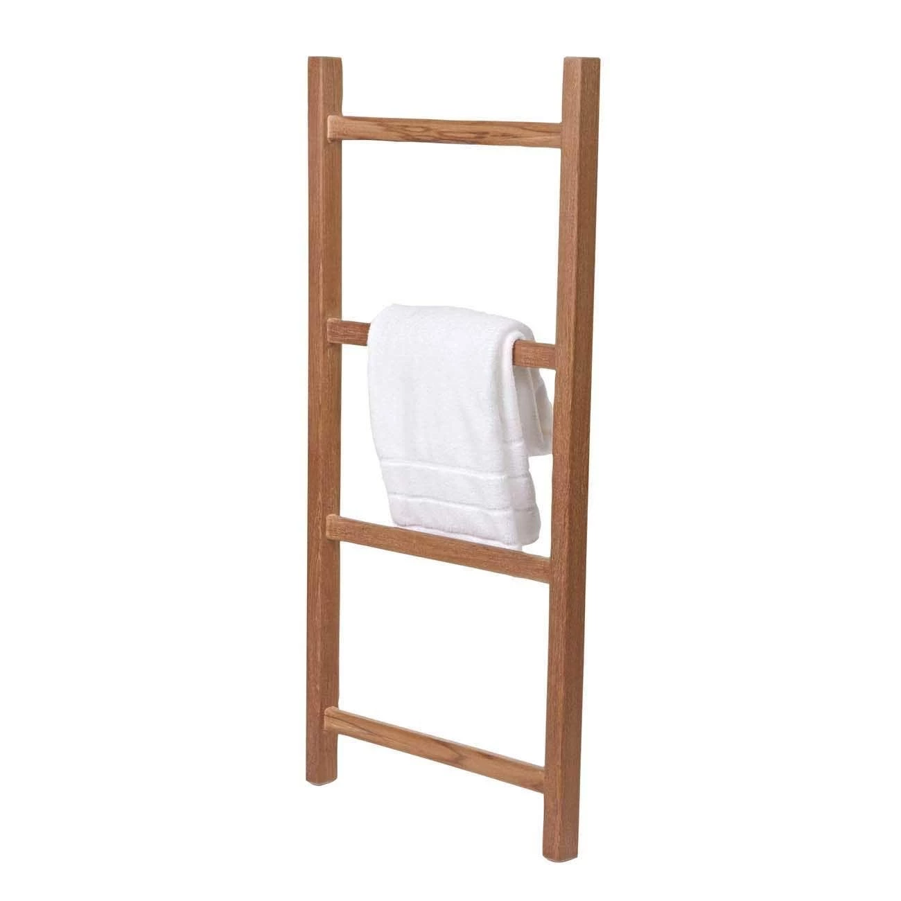 47 Inch Teak Towel Ladder With 4 Bars - Image 3