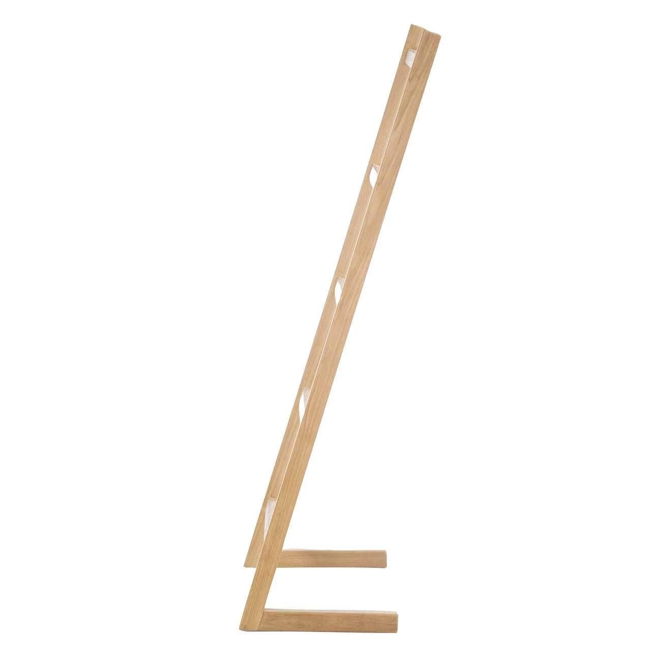 59 Inch Teak Self-Standing Towel Ladder With 5 Bars - Image 6