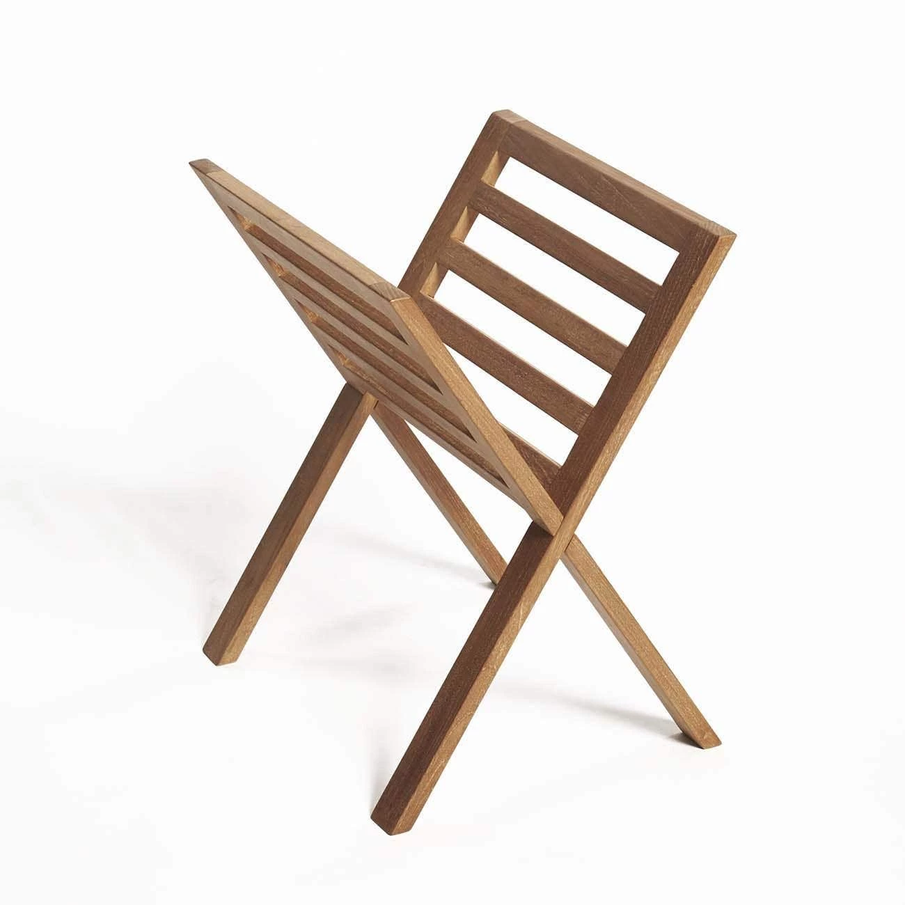 Teak Towel & Magazine Holder - Image 2