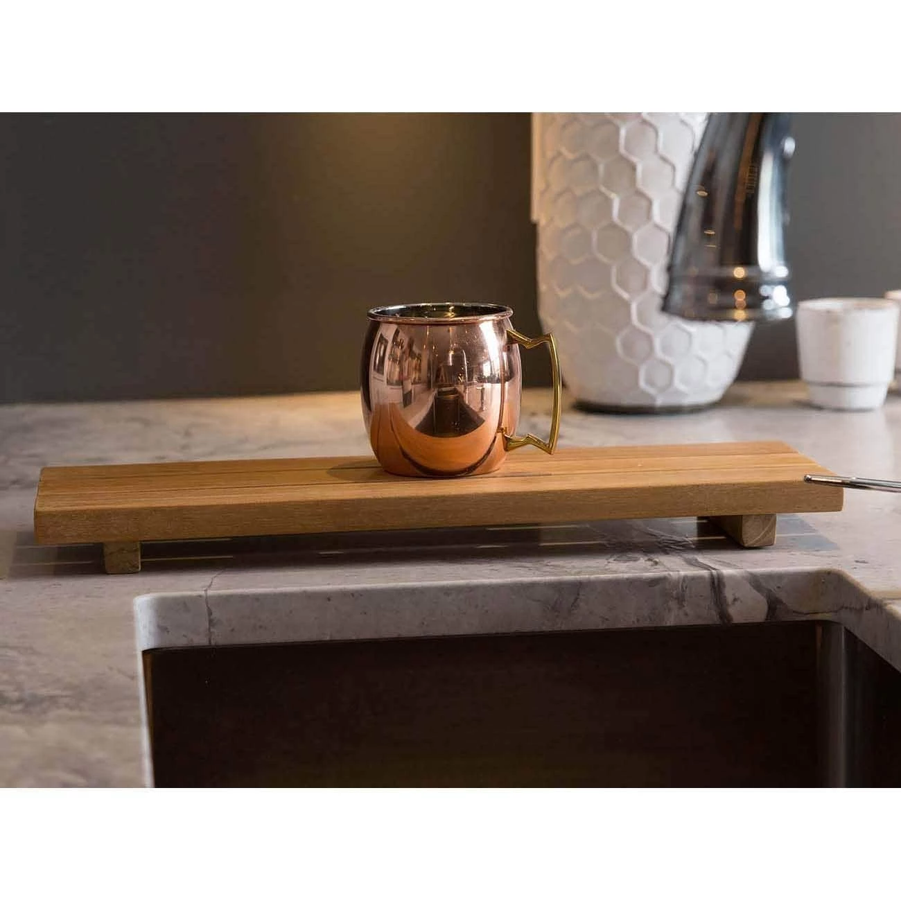 Coach 18 Inch Teak Kitchen Sink Caddy - Image 2