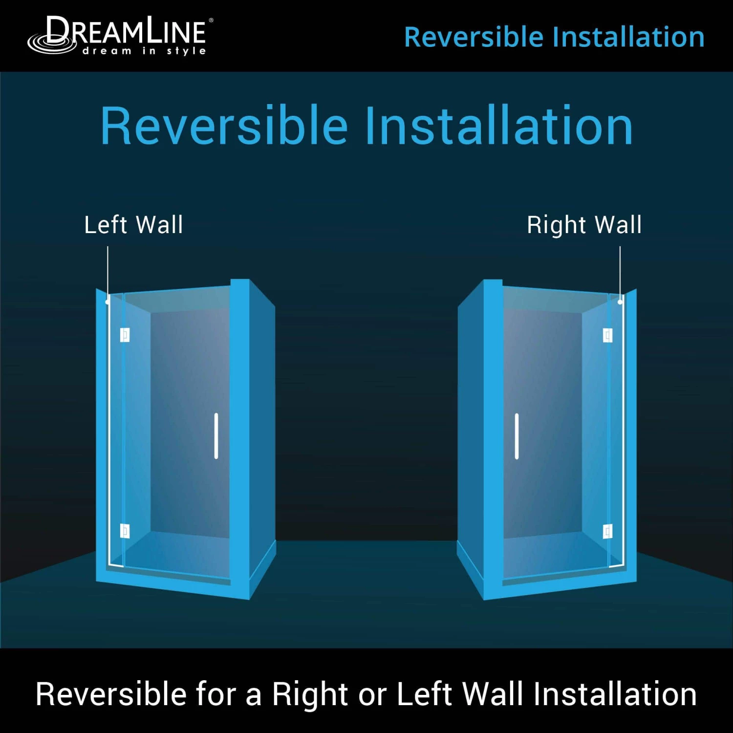DreamLine Unidoor-X 32 In. W X 72 In. H Frameless Hinged Shower Door - Image 7