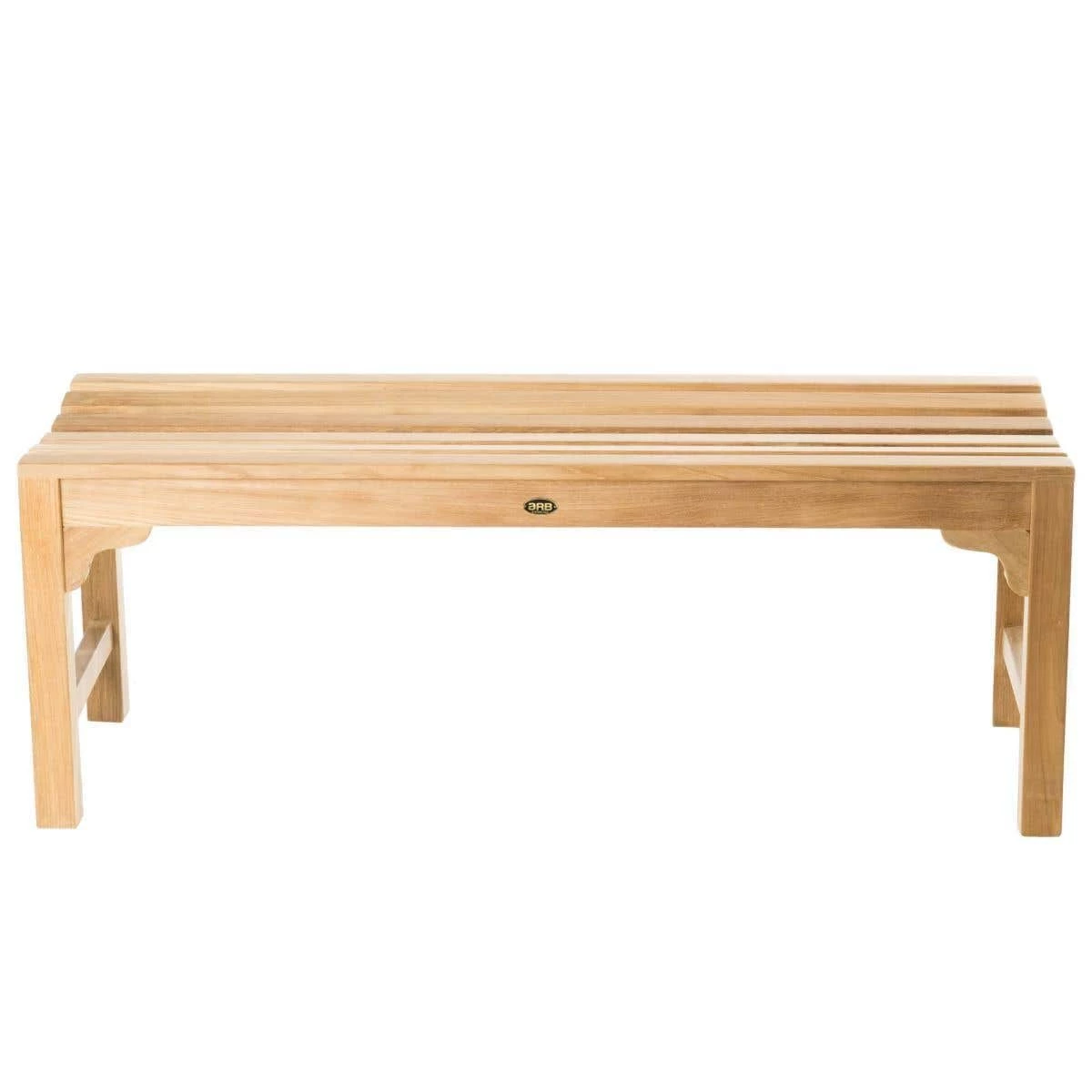 Curved 47 Inch Teak Shower Bench - Image 6