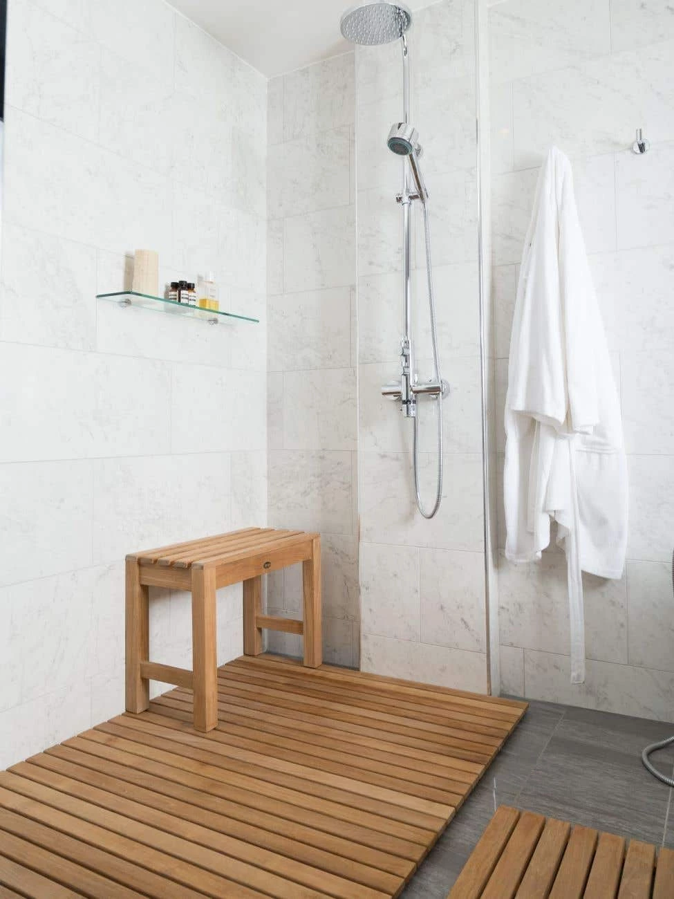 Coach 24 Inch Teak Shower Bench