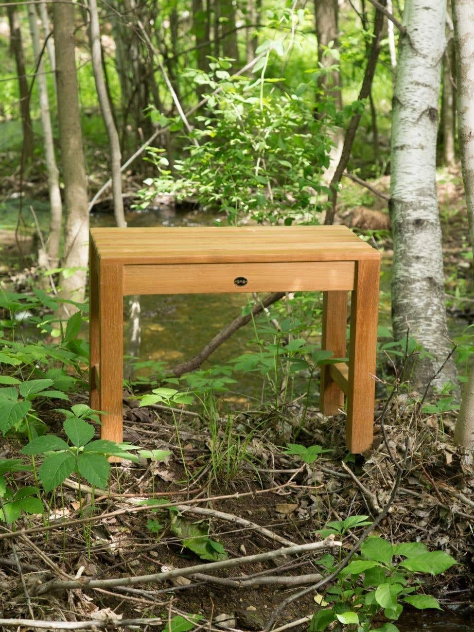 Coach 24 Inch Teak Shower Bench - Image 4