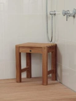 Coach 16 Inch Teak Shower Bench