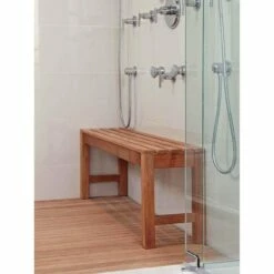 Coach 59 Inch Teak Shower Bench