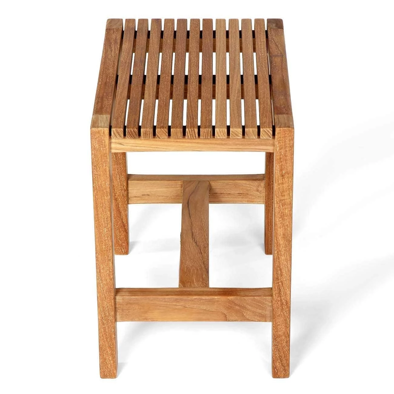 Fiji 24 Inch Teak Shower Bench - Image 2