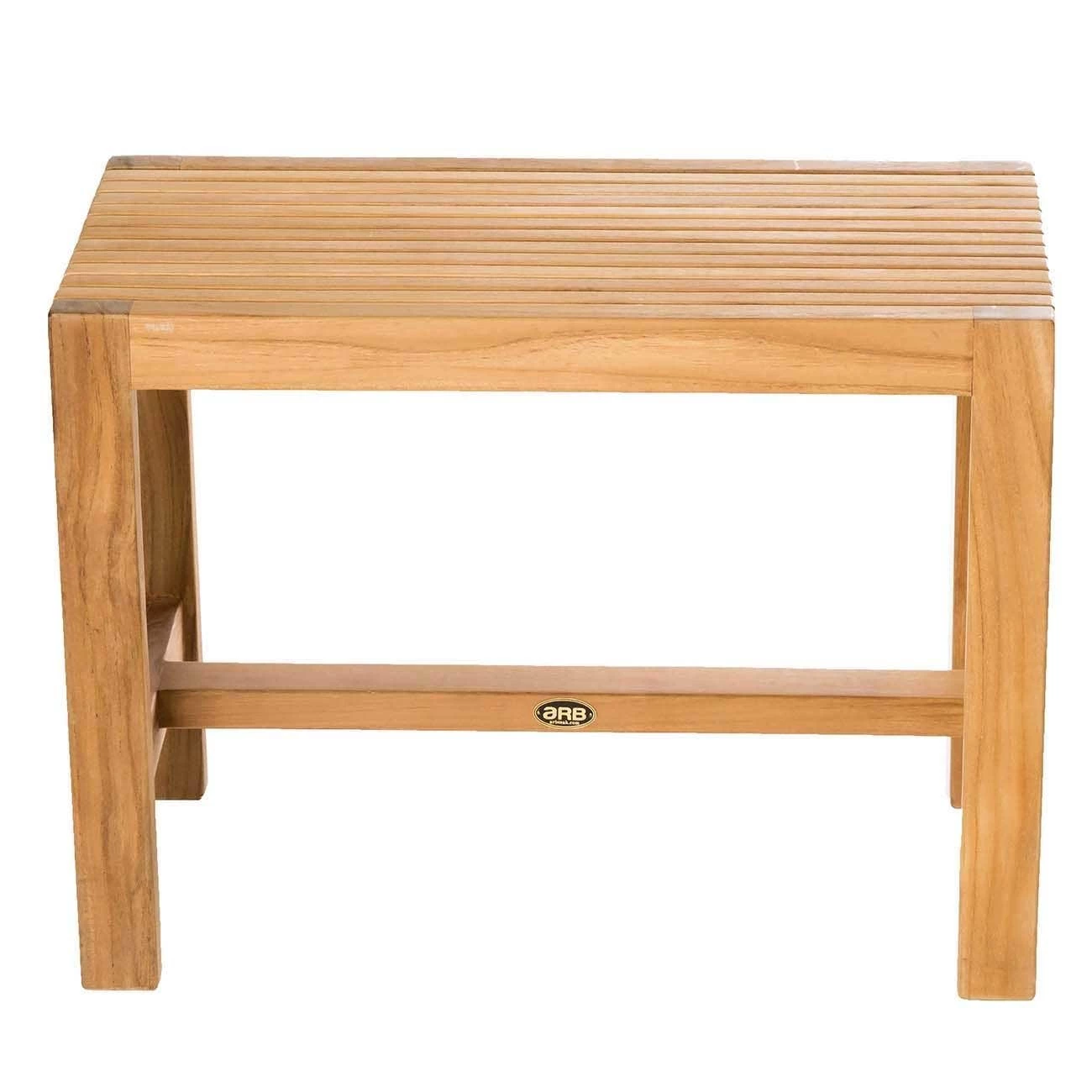 Fiji 24 Inch Teak Shower Bench - Image 3