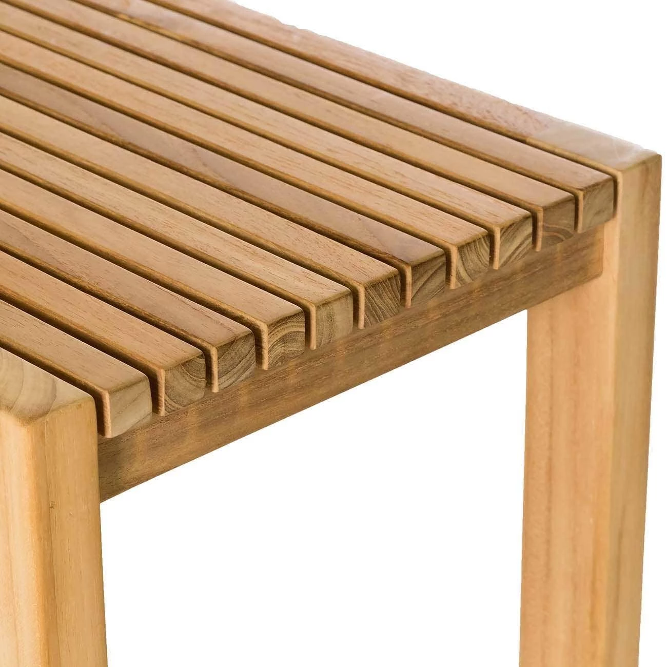 Fiji 24 Inch Teak Shower Bench - Image 4