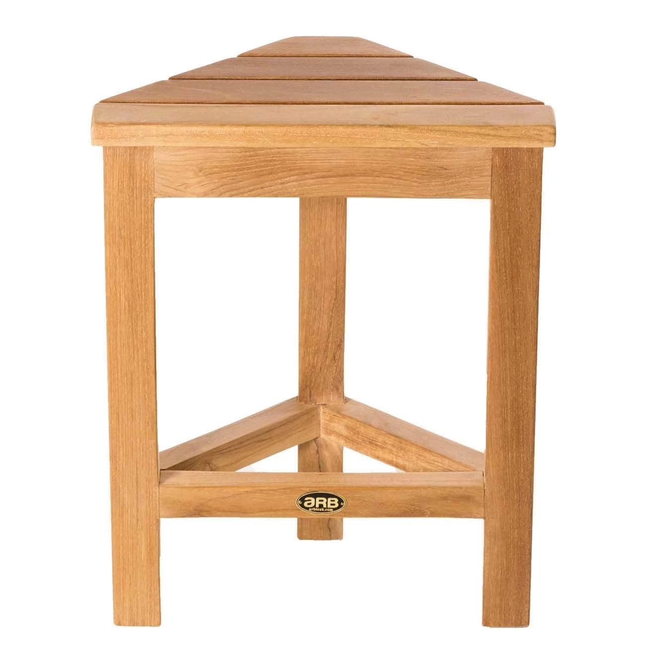 Coach 15 Inch Teak Corner Footrest - Image 2