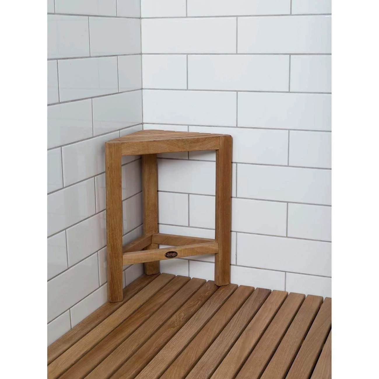 Fiji 15 Inch Teak Corner Footrest - Image 2