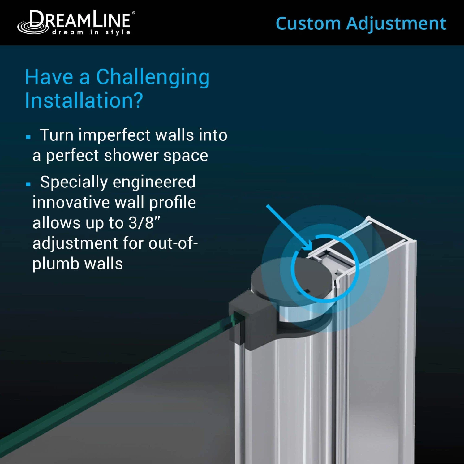 DreamLine Aqua Fold 32 Inch D X 32 Inch W X 74-3/4 Inch H Frameless Bi-Fold Shower Door And SlimLine Shower Base Kit - Image 3
