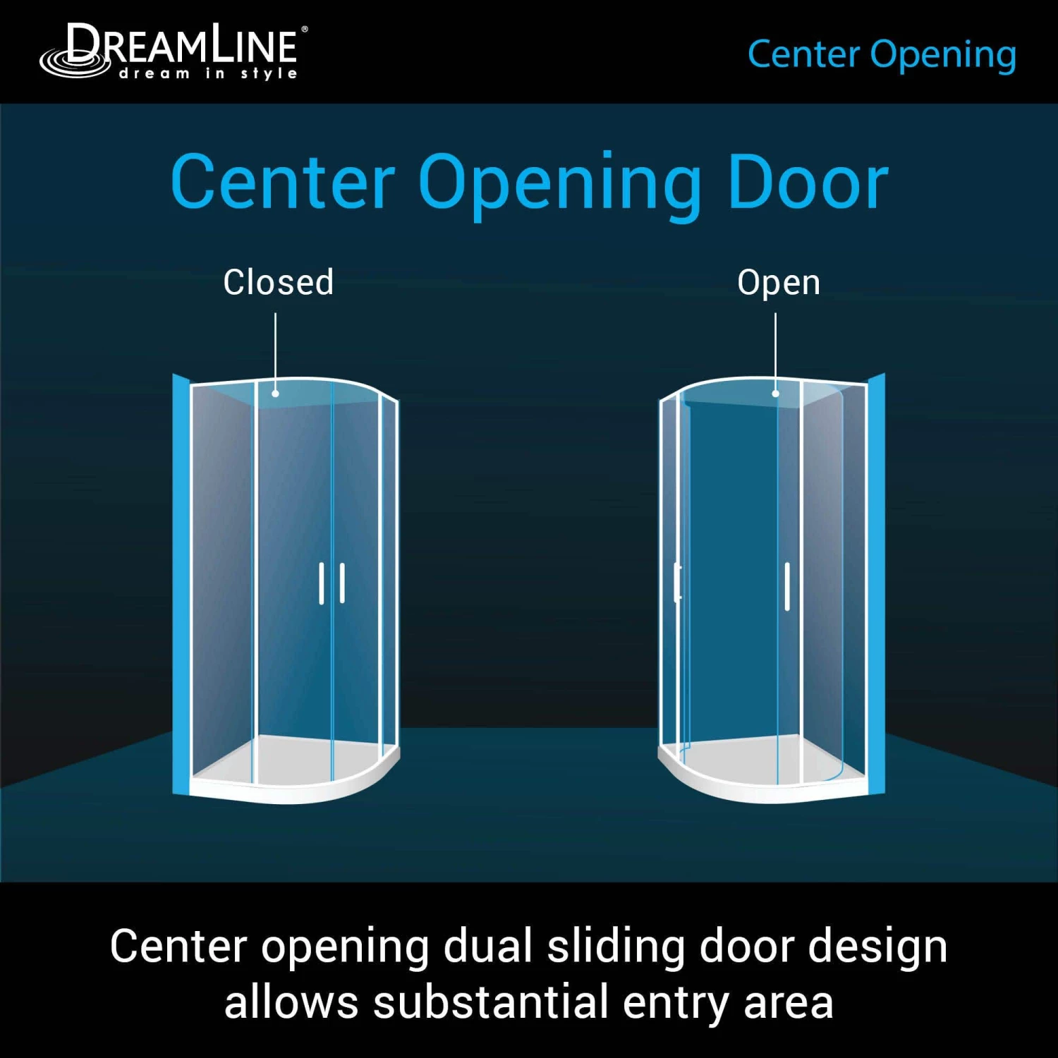 DreamLine Prime 36 Inch X 74-3/4 Inch Semi Frameless Frosted Glass Sliding Shower Enclosure Kit - Image 16