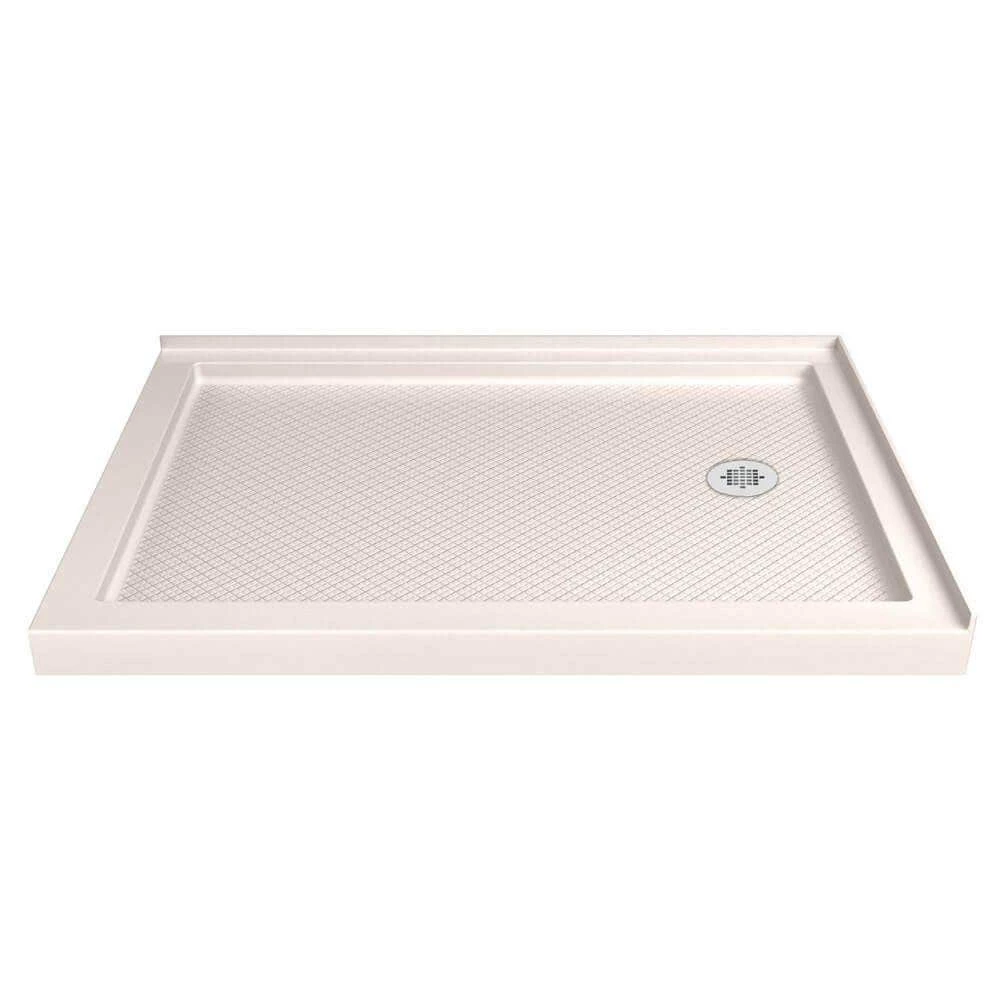 DreamLine SlimLine 36 Inch D X 60 Inch W X 2-3/4 Inch H Left Drain Double Threshold Shower Base - Image 5