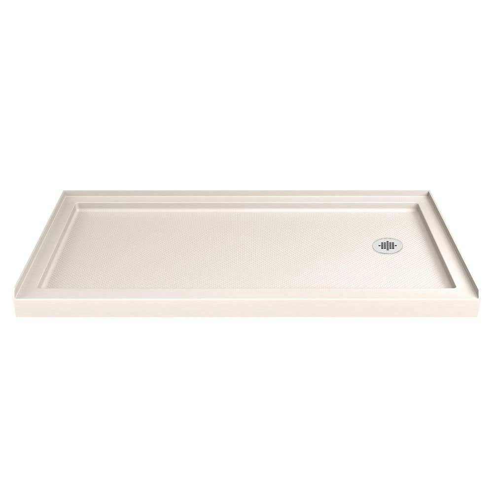 DreamLine SlimLine 34 Inch D X 60 Inch W X 2-3/4 Inch H Center Drain Single Threshold Shower Base - Image 9