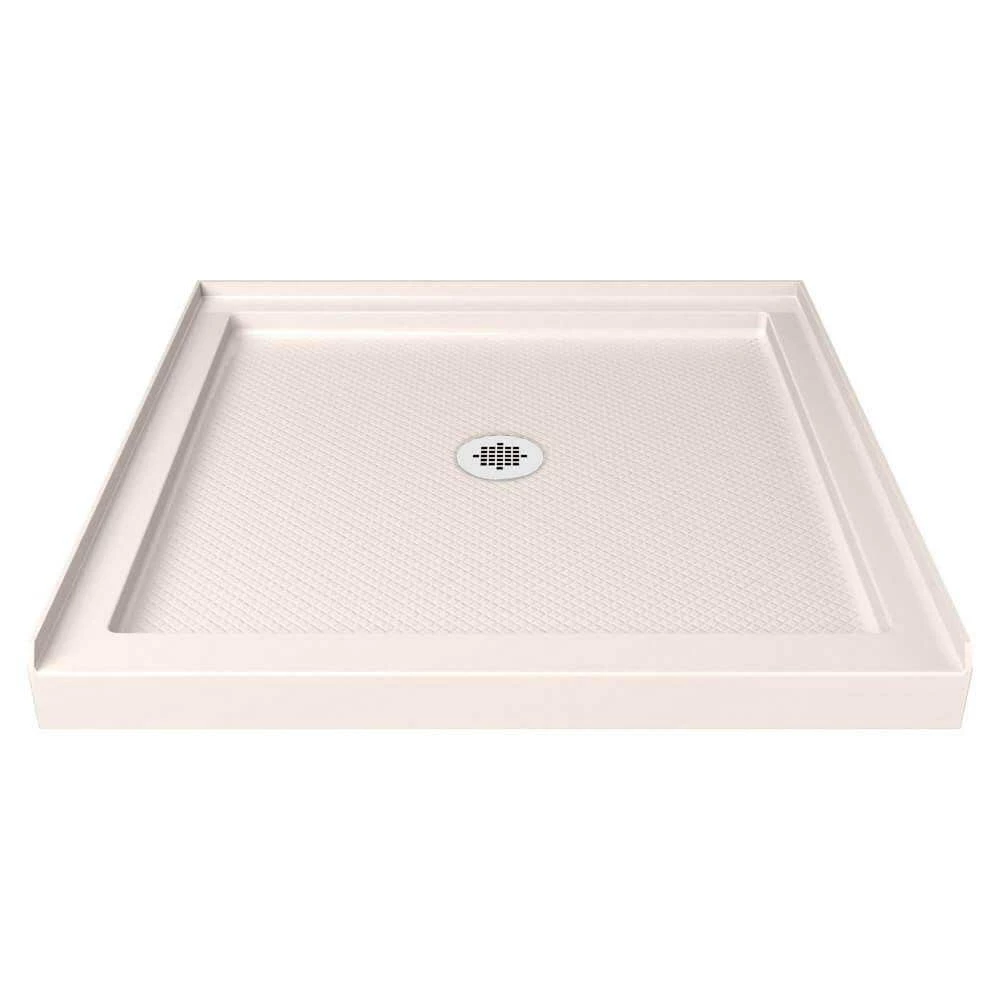 DreamLine SlimLine 36 Inch D X 36 Inch W X 2-3/4 Inch H Center Drain Single Threshold Shower Base - Image 2