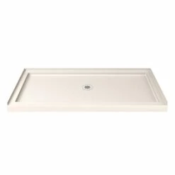 DreamLine SlimLine 36 Inch D X 60 Inch W X 2-3/4 Inch H Center Drain Single Threshold Shower Base