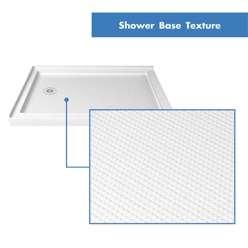 DreamLine Cornerview 42 Inch D X 42 Inch W X 74-3/4 Inch H Framed Sliding Shower Enclosure With Corner Drain Shower Base - Image 16