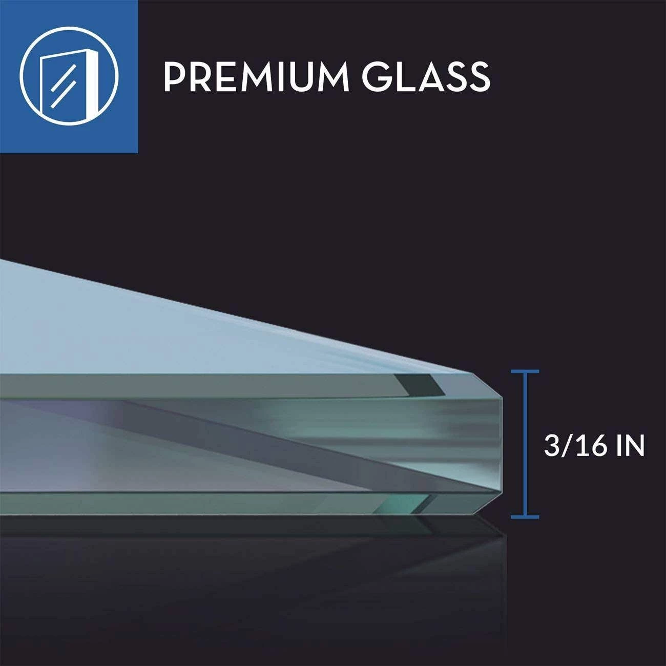 Newport 42 In. To 43-5/8 In. X 70 In. Framed Sliding Shower Door With Towel Bar In Matte Black - Image 8