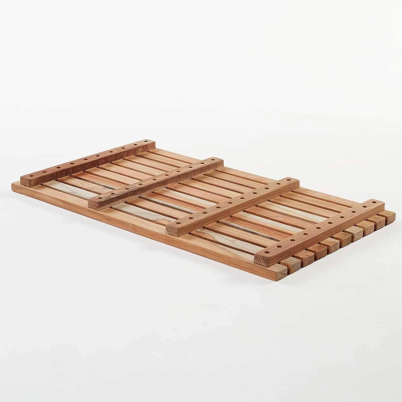 SOL 24 Inch Teak Shower Mat - Image 4