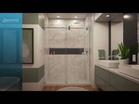 DreamLine Enigma XO 50-54 Inch W X 76 Inch H Fully Frameless Sliding Shower Door - Image 5