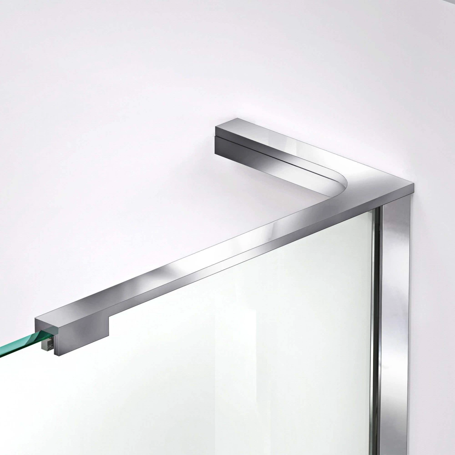 DreamLine Unidoor-X 58 Inch W X 34-3/8 Inch D X 72 Inch H Frameless Hinged Shower Enclosure - Image 9