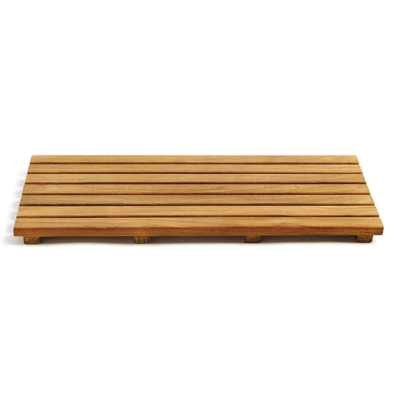 24 X 14 Inch Teak Shower Mat Tile - Image 3