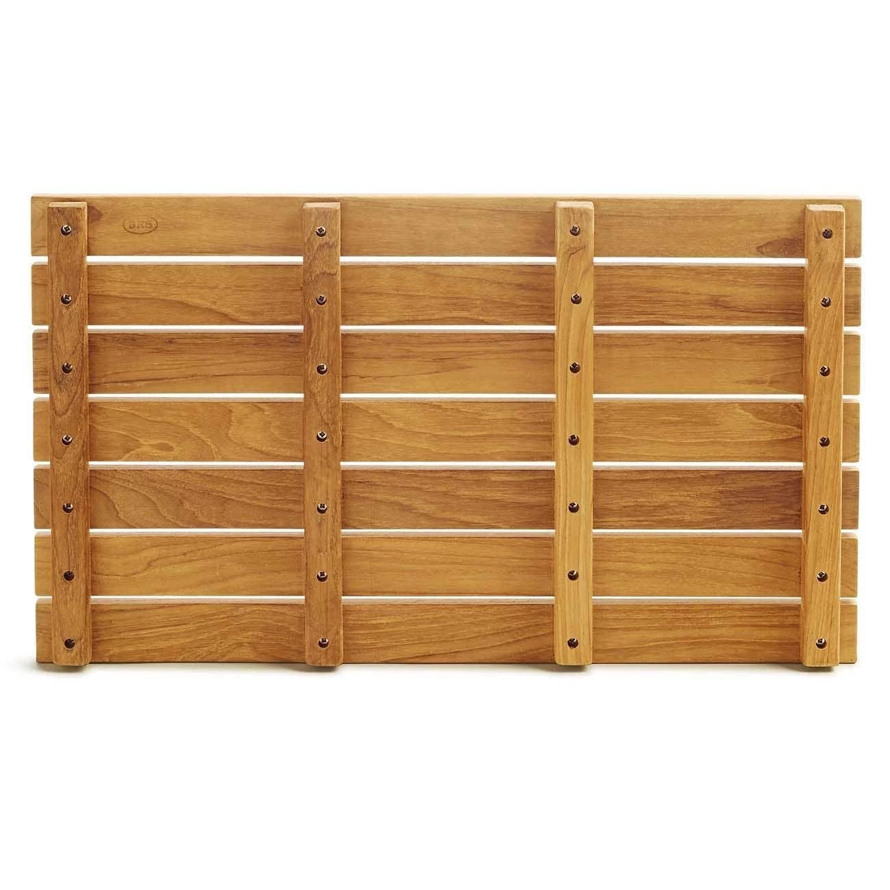 24 X 14 Inch Teak Shower Mat Tile - Image 5