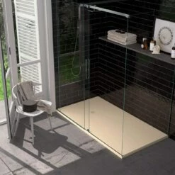 Stone Shower Base - Cream