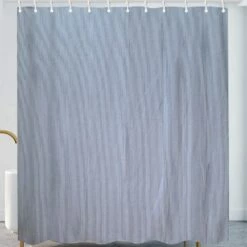 Striped Cotton Shower Curtain