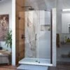 DreamLine Unidoor 44-45 Inch W X 72 Inch H Frameless Hinged Shower Door With Support Arm
