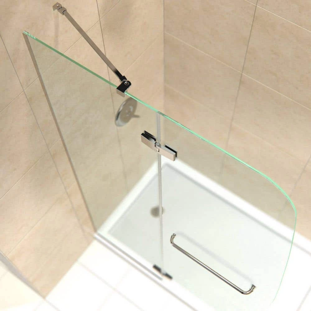 DreamLine Aqua Ultra 45 Inch W X 72 Inch H Frameless Hinged Shower Door - Image 8