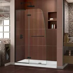 DreamLine Aqua Ultra 45 Inch W X 72 Inch H Frameless Hinged Shower Door