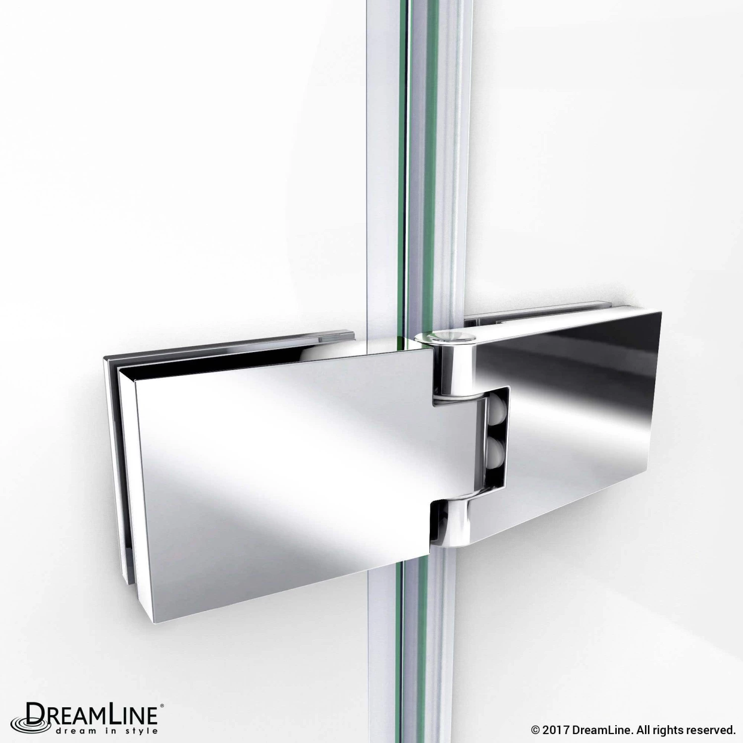 DreamLine Aqua Ultra 45 Inch W X 72 Inch H Frameless Hinged Shower Door - Image 10