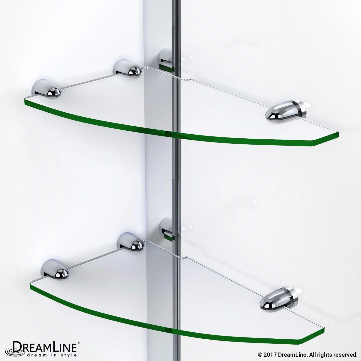 DreamLine Elegance 58-60 Inch W X 72 Inch H Frameless Pivot Shower Door - Image 7