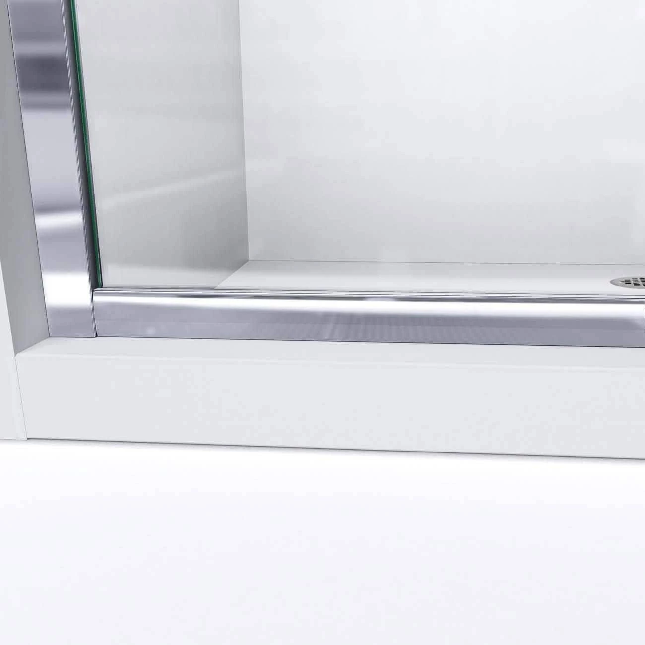 DreamLine Infinity Z 44-48 Inch W X 72 Inch H Semi Frameless Sliding Shower Door, Clear Glass - Image 14