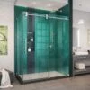 DreamLine Enigma-XO 32-1/2 Inch D X 56-3/8 - 60-3/8 Inch W X 76 Inch H Frameless Sliding Shower Enclosure