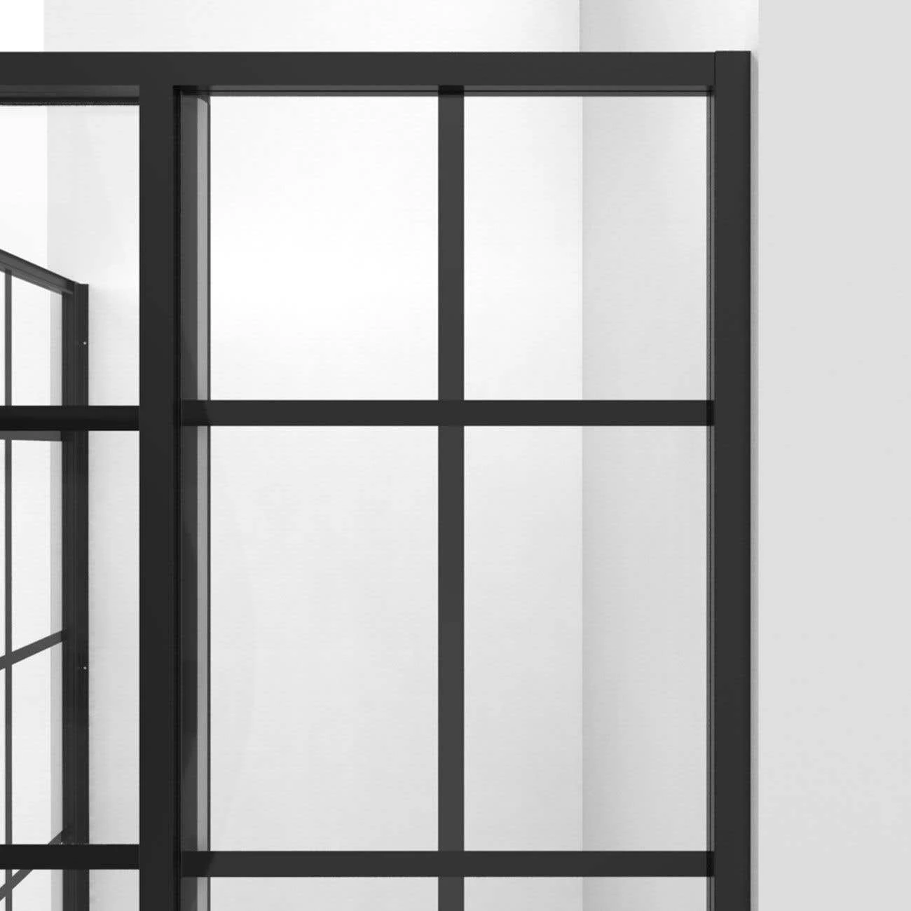 DreamLine French Corner 40-1/2 Inch D X 40-1/2 Inch W X 72 Inch H Framed Sliding Shower Enclosure In Satin Black - Image 4