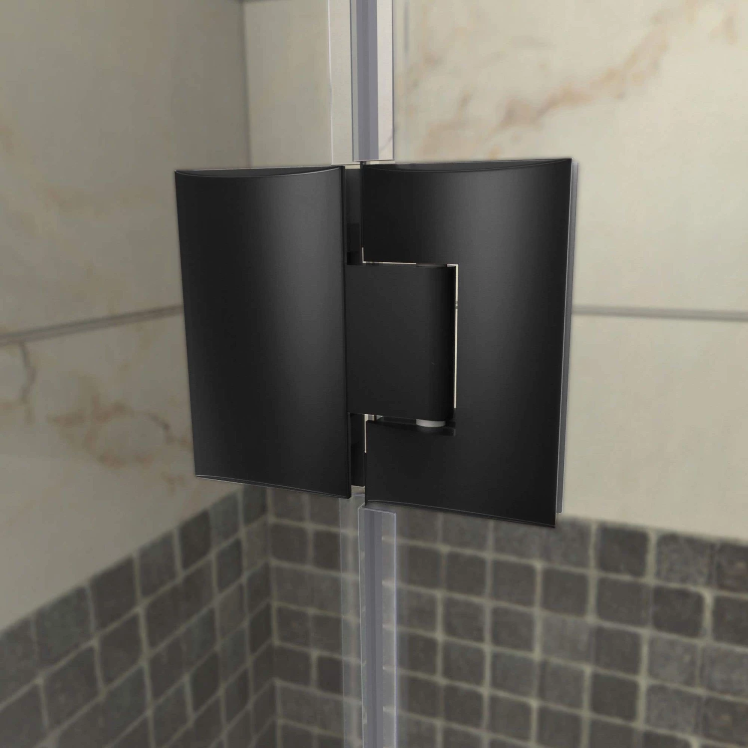 DreamLine Unidoor-X 33-3/8 Inch W X 34 Inch D X 72 Inch H Frameless Hinged Shower Enclosure - Image 8
